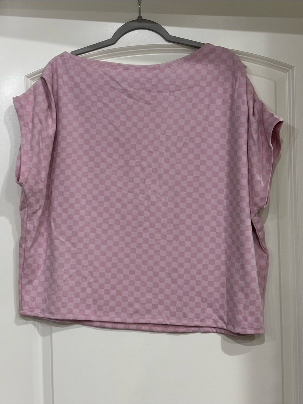 VERVET BY FLYING MONKEY Pink Check Lounge Set - Top & Pants with pockets - Picture 9 of 10